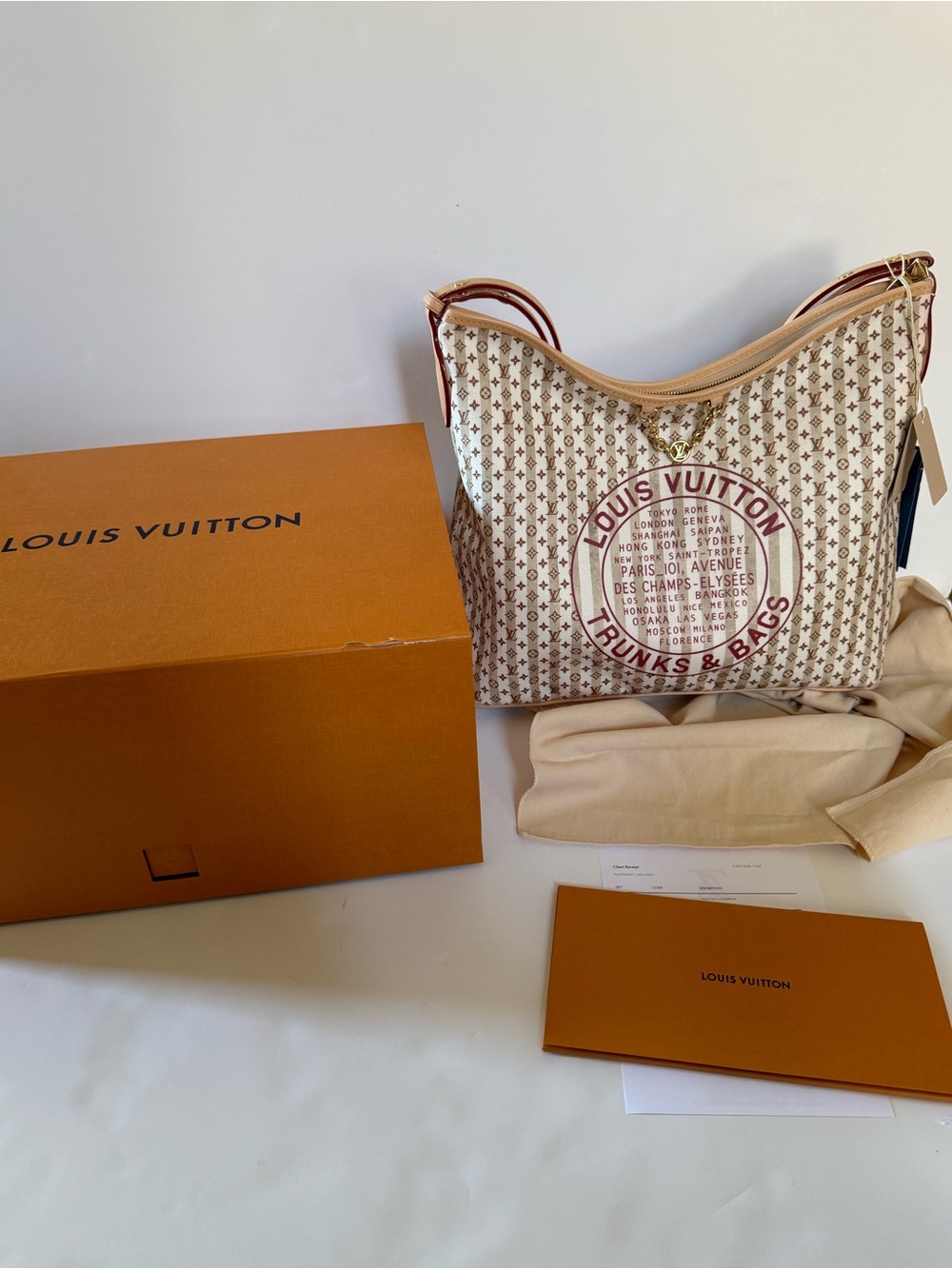 Louis Vuitton lineup mm nude